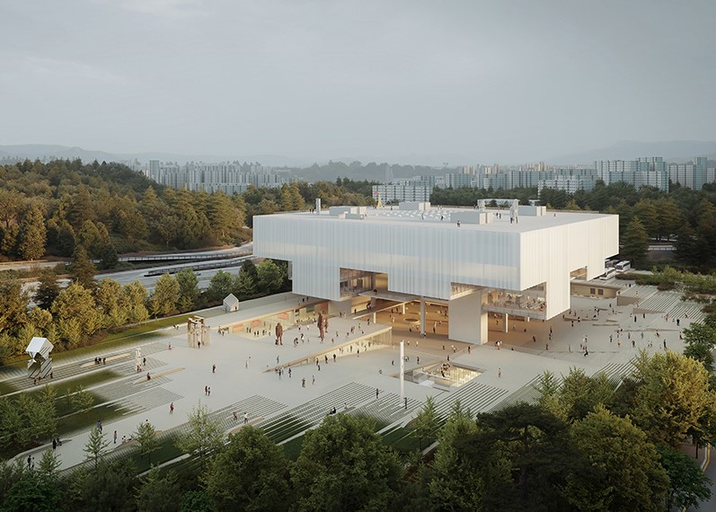 floating gwangju biennale exhibition hall hosts dynamic outdoor installations in korea - 14676